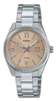 Women's Watch CASIO COLLECTION Mod. LADY DATE - CHAMPAGNE