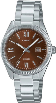 Women's Watch CASIO COLLECTION Mod. LADY DATE - BROWN