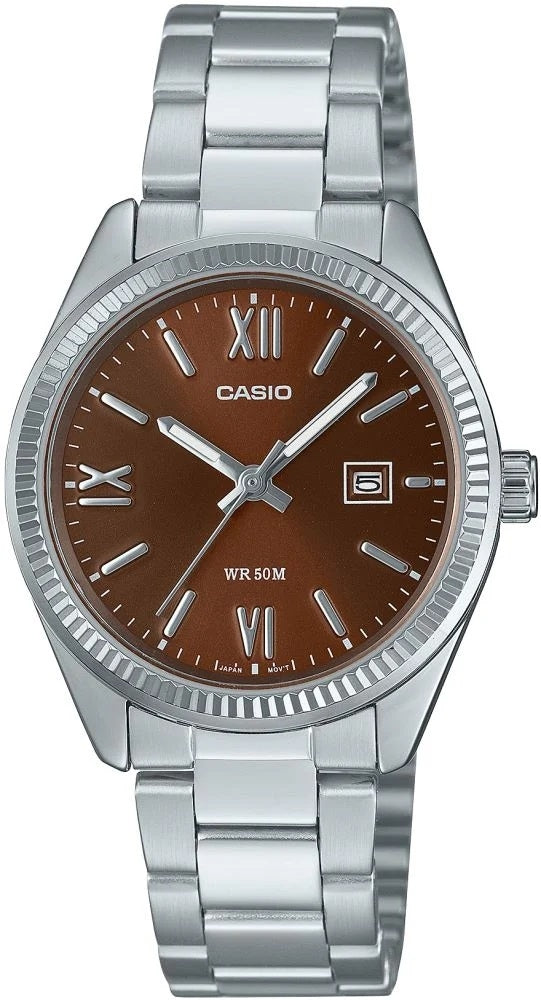Women's Watch CASIO COLLECTION Mod. LADY DATE - BROWN