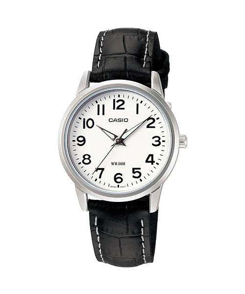 Women's Watch CASIO COLLECTION Mod. LADY 3H - LEATHER, WHITE