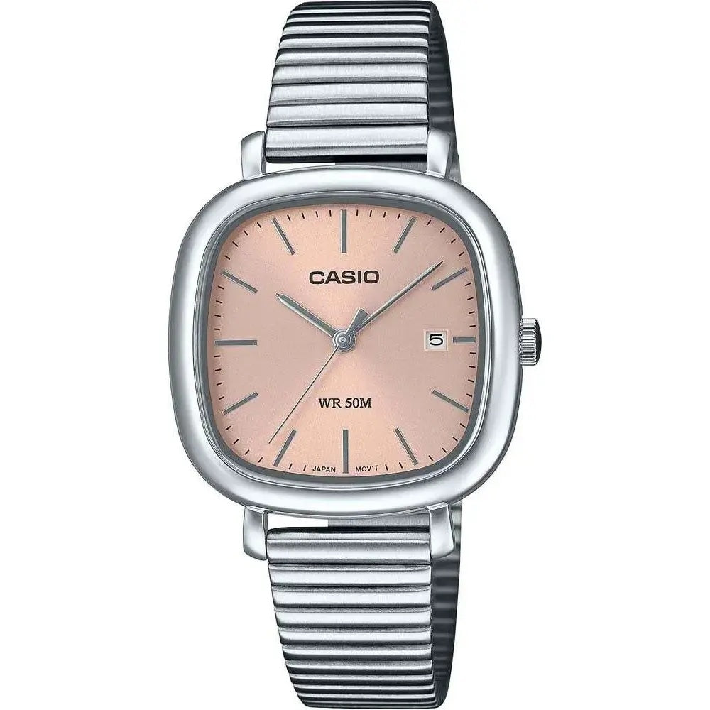 Women's Watch CASIO COLLECTION Mod. DATE SQUARE - ROSE GOLD