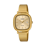 Women's Watch CASIO COLLECTION Mod. DATE SQUARE - GOLD