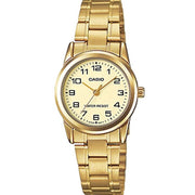 Women's Watch CASIO COLLECTION Mod. LADY 3H, GOLD - CHAMPAGNE