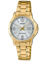 Women's Watch CASIO COLLECTION Mod. LADY DATE, GOLD - SILVER