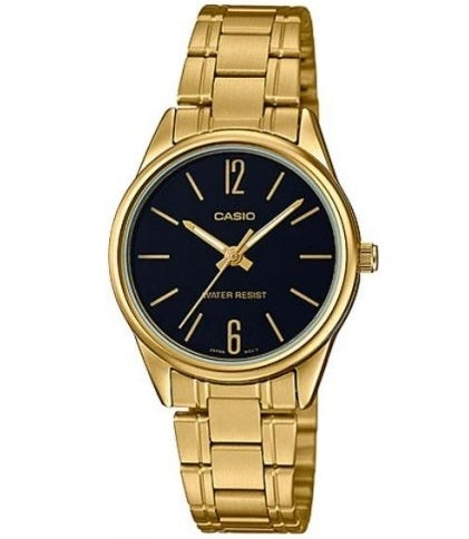 Women's Watch CASIO COLLECTION Mod. ONLY TIME LADY, GOLD - BLACK