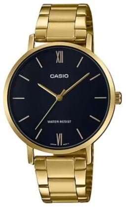 Women's Watch CASIO COLLECTION Mod. MINIMAL GOLD - BLACK