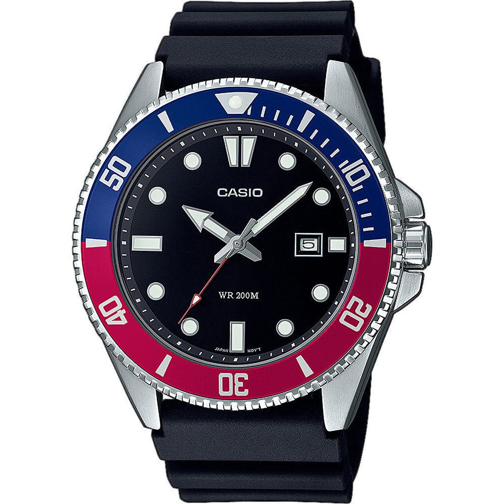 Men's Watch CASIO SPORT Mod. DIVER DATE 200M - BLACK