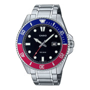 Men's Watch CASIO COLLECTION Mod. DIVER DATE 200M - BLACK