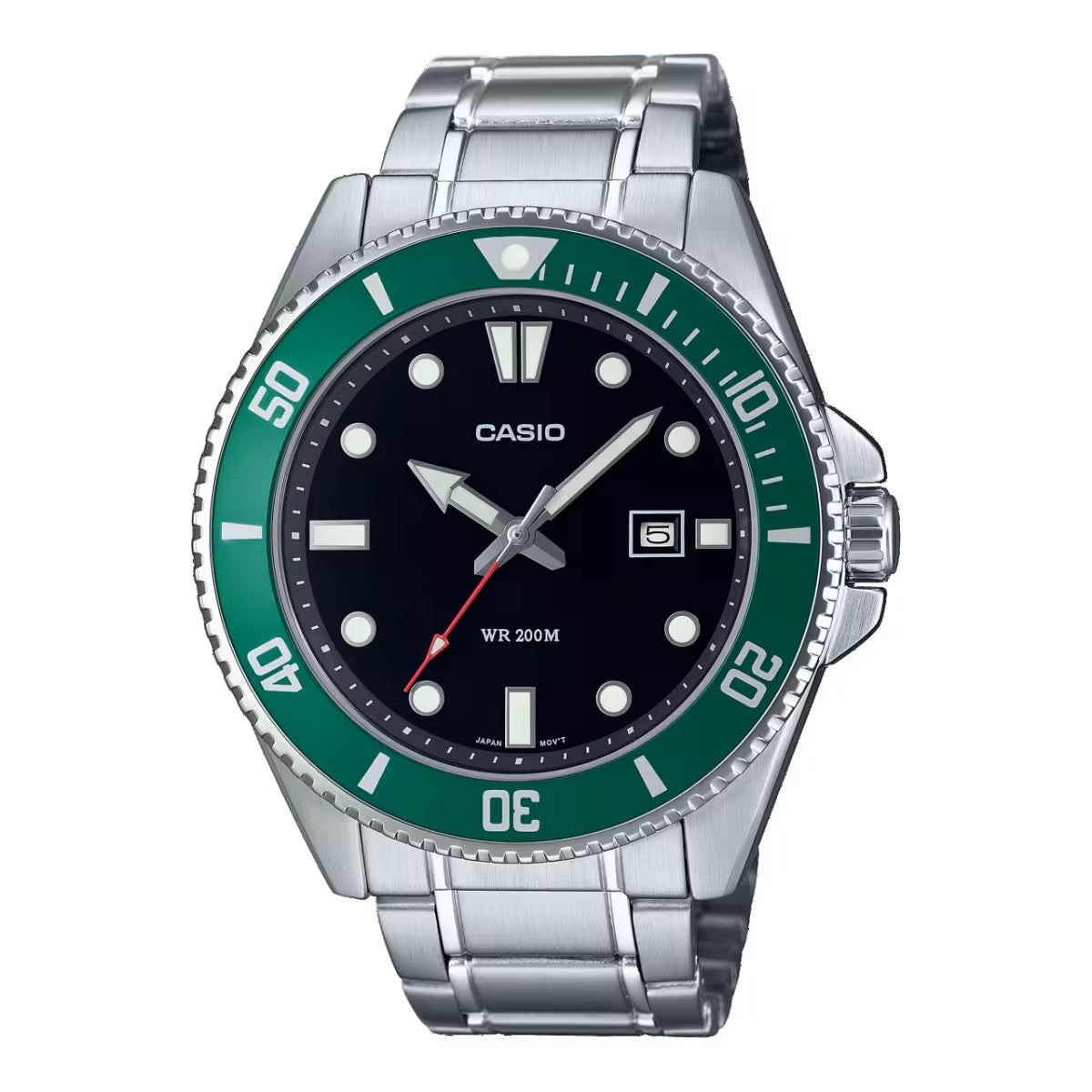 Men's Watch CASIO COLLECTION Mod. DIVER DATE 200M - GREEN