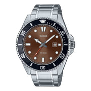 Men's Watch CASIO COLLECTION Mod. DIVER DATE 200M - BROWN