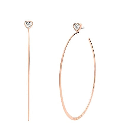 Women's Fashion Earrings MICHAEL KORS FASHION JEWELS Mod. LOGO HOOP