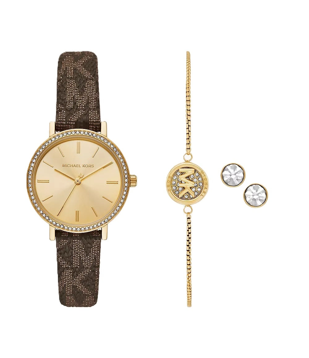 Women's Watch MICHAEL KORS Mod. ADDYSON Special Pack + Bracelet + Earrings
