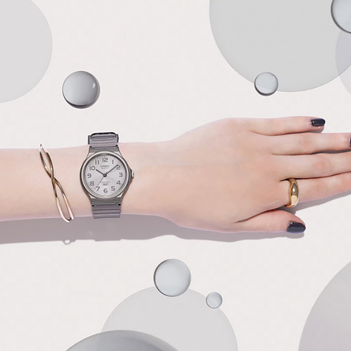 Unisex Watch CASIO COLLECTION Mod. POP TRANSLUCID GREY