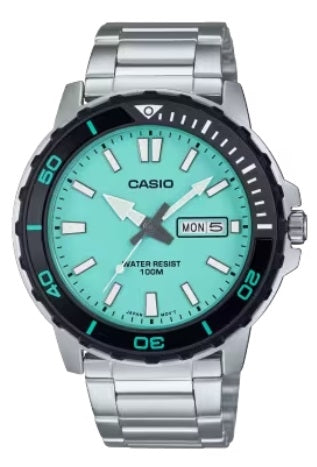 Men's Watch CASIO SPORT Mod. DIVER 100M - AQUA GREEN