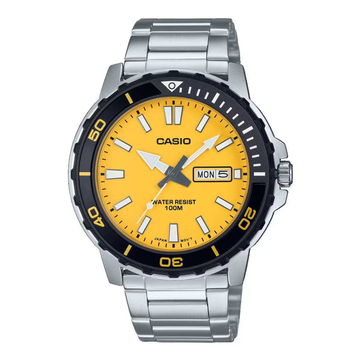 Men's Watch CASIO SPORT Mod. DIVER 100M - YELLOW