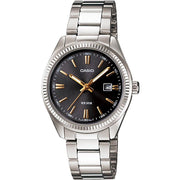 Men's Watch CASIO COLLECTION Mod. DATE - BLACK, GOLD INDEXES