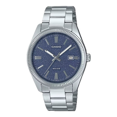 Men's Watch CASIO COLLECTION Mod. DATE - BLUE, MATTE DIAL