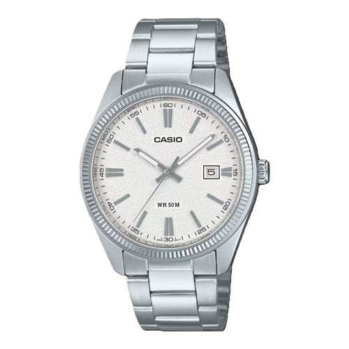 Men's Watch CASIO COLLECTION Mod. DATE - WHITE, MATTE DIAL