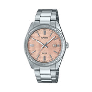 Men's Watch CASIO COLLECTION Mod. DATE - GOLF BALL DIAL - ANTIQUE PINK