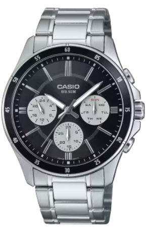 Men's Watch CASIO COLLECTION Mod. MULTIFUNCTION CALENDAR - BLACK & WHITE PANDA