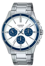 Men's Watch CASIO COLLECTION Mod. MULTIFUNCTION CALENDAR - WHITE & BLUE PANDA