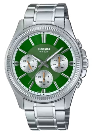 Men's Watch CASIO Mod. DAY DATE MULTIFUNCTION - GREEN