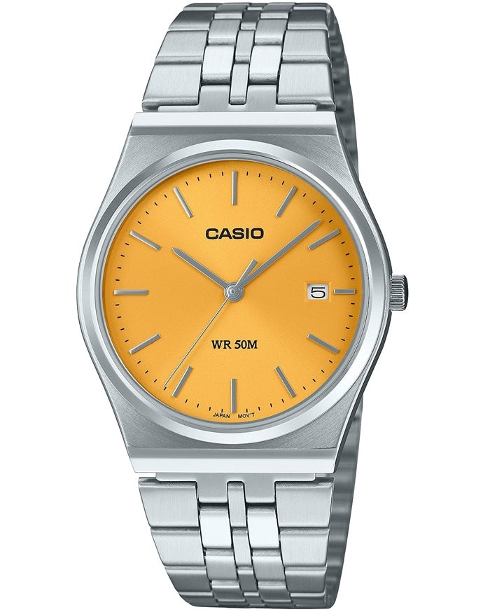 Unisex Watch CASIO COLLECTION Mod. DATE - OCHER YELLOW ***SPECIAL PRICE***