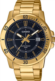 Men's Watch CASIO SPORT COLLECTION Mod. DIVER 50M GOLD - BLACK