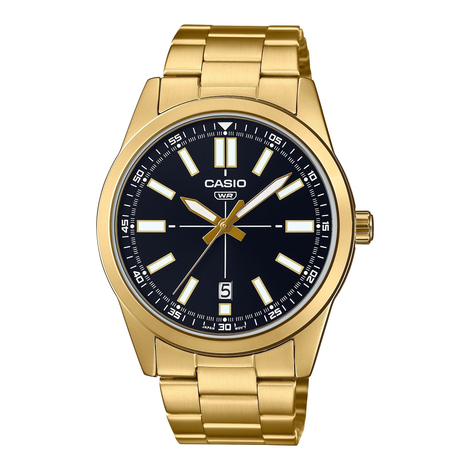 Men's Watch CASIO COLLECTION Mod. CASUAL DATE GOLD - BLACK