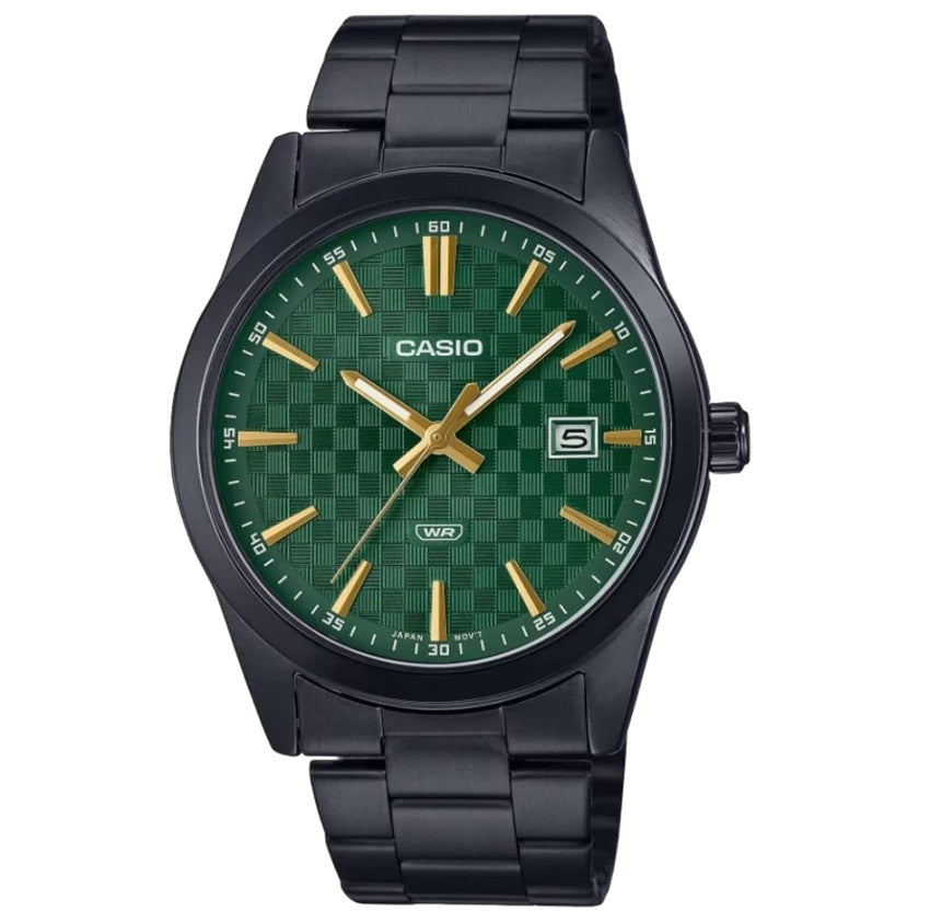 Men's Watch CASIO COLLECTION Mod. DATE - CARBON LOOK - GREEN