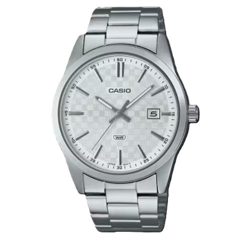 Men's Watch CASIO COLLECTION Mod. DATE - CARBON LOOK - SILVER