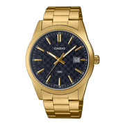 Men's Watch CASIO COLLECTION Mod. DATE GOLD - CARBON LOOK - BLACK