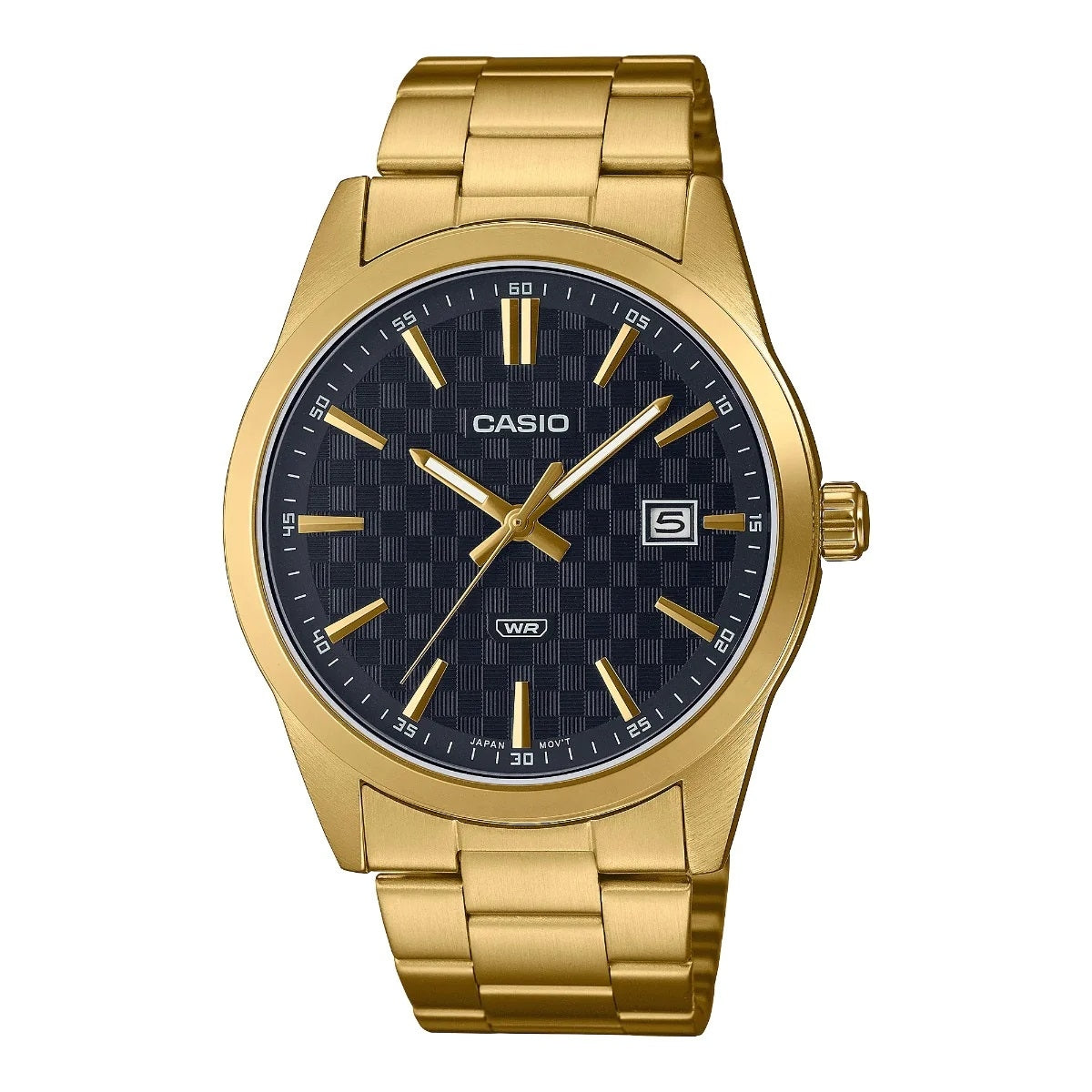 Men's Watch CASIO COLLECTION Mod. DATE GOLD - CARBON LOOK - BLACK