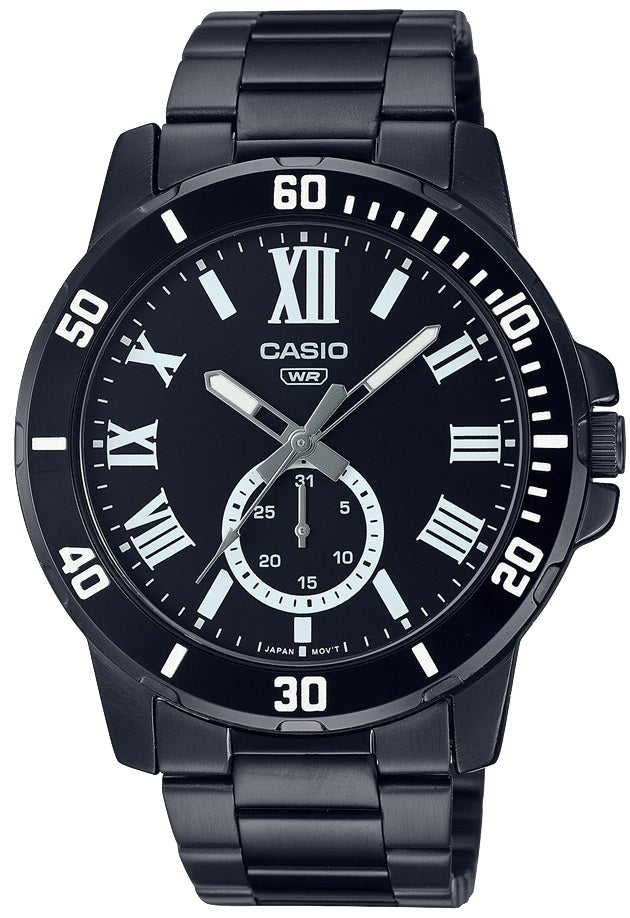 Men's Watch CASIO COLLECTION Mod. DIVER DATE - BLACK