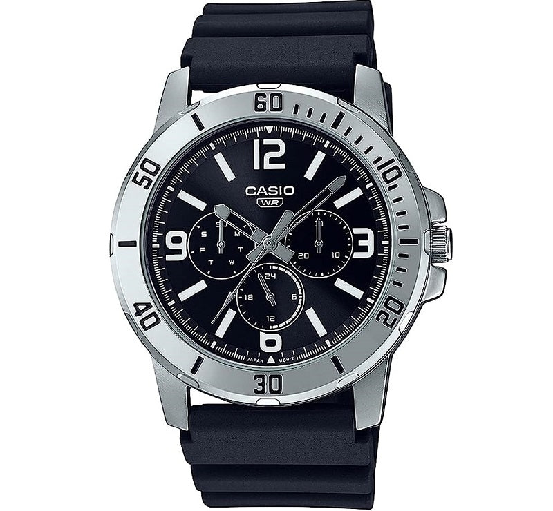 Men's Watch CASIO COLLECTION Mod. DIVER MULTIFUCTION - BLACK