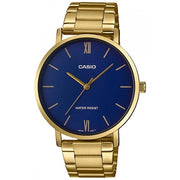 Men's Watch CASIO COLLECTION Mod. MINIMAL GOLD - BLUE