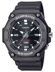 Men's Watch CASIO SPORT Mod. DIVER - ILLUMINATOR WR 100MT - BLACK
