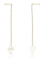 Women's Fashion Earrings AMEN Mod. CROCE ROSE GOLD