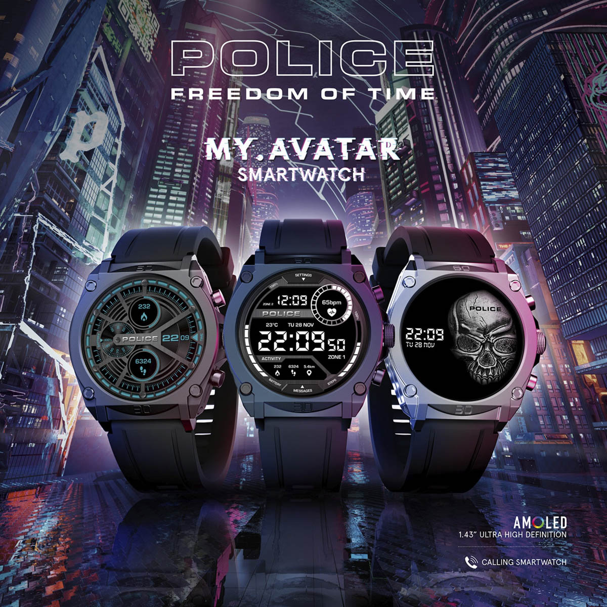 Smartwatch POLICE SMARTWATCH WATCHES Mod. PEIUN0000102