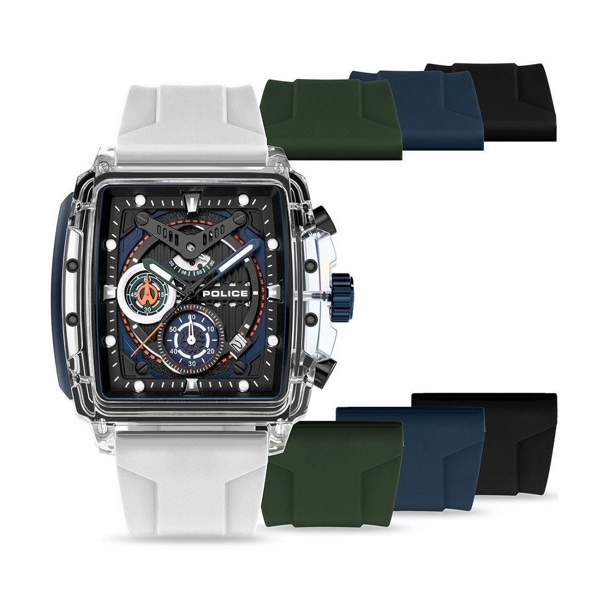 Men's Watch POLICE WATCHES Mod. PEWGO0052401-SET