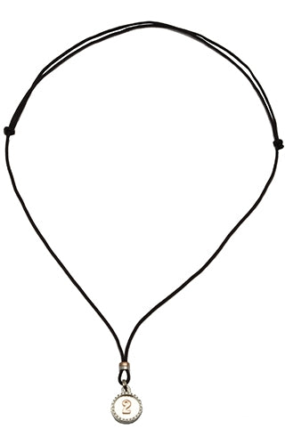 Women's Fashion Necklace QABALA COLLANA ARGENTO & ZIRCONI - Mod. NUMERO 2