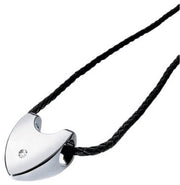 Men's Fashion Necklace MORELLATO GIOIELLI Mod. BOLLE COLLECTION Mod. CUORE Pendente con diamante-Pendant with diamond ***SPECIAL PRICE***