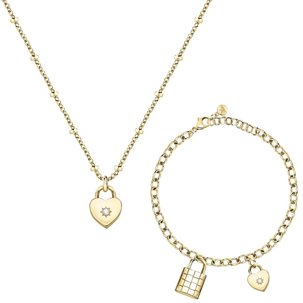 Women's Fashion Necklace MORELLATO GIOIELLI Mod. ABBRACCIO Necklace + Bracelet Special Pack