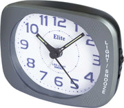 Clock ELITE Sveglia silent con luce LED e snooze - ANTRACITE - Silent alarm clock with LED light and snooze - GREY