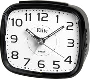 Clock ELITE Sveglia silent con luce LED e snooze - NERO - Silent alarm clock with LED light and snooze - BLACK