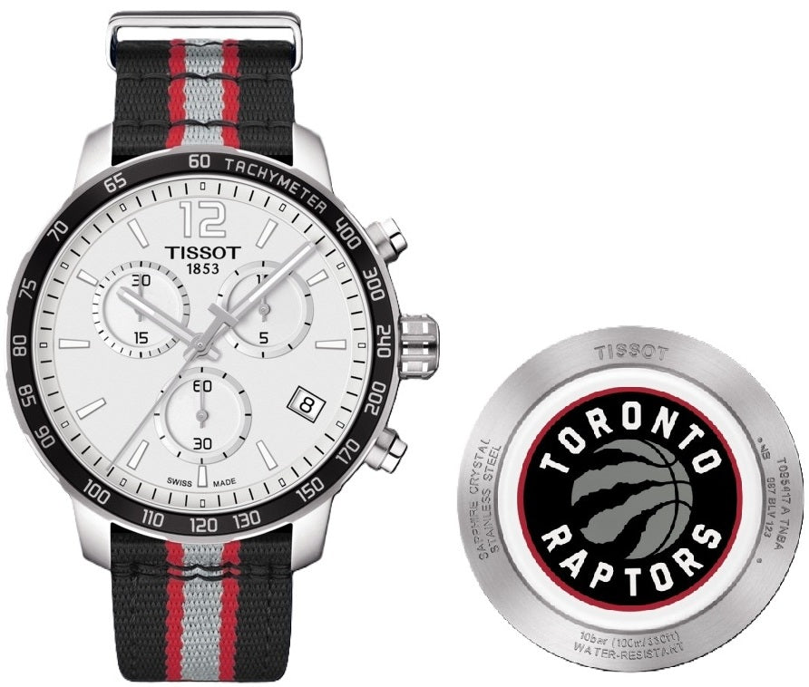 Men's Watch TISSOT Mod. QUICKSTER NBA TORONTO RAPTORS