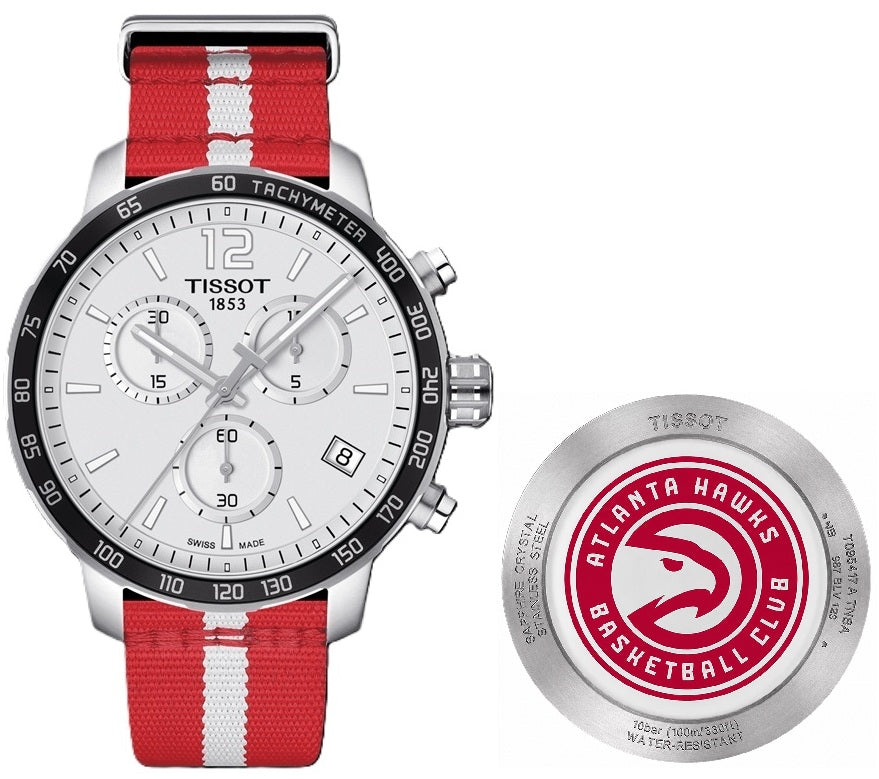 Men's Watch TISSOT Mod. QUICKSTER NBA ATLANTA HAWKS