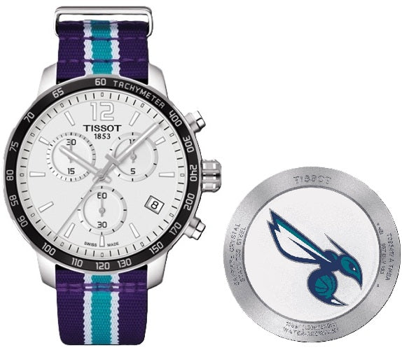 Men's Watch TISSOT Mod. QUICKSTER NBA CHARLOTTE HORNETS