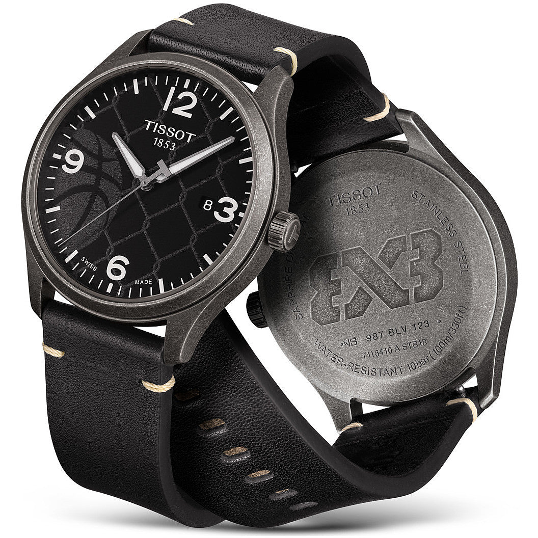 Men's Watch TISSOT Mod. GENT XL 3X3 STREET BASKETBALL Special Pack + Extra Strap