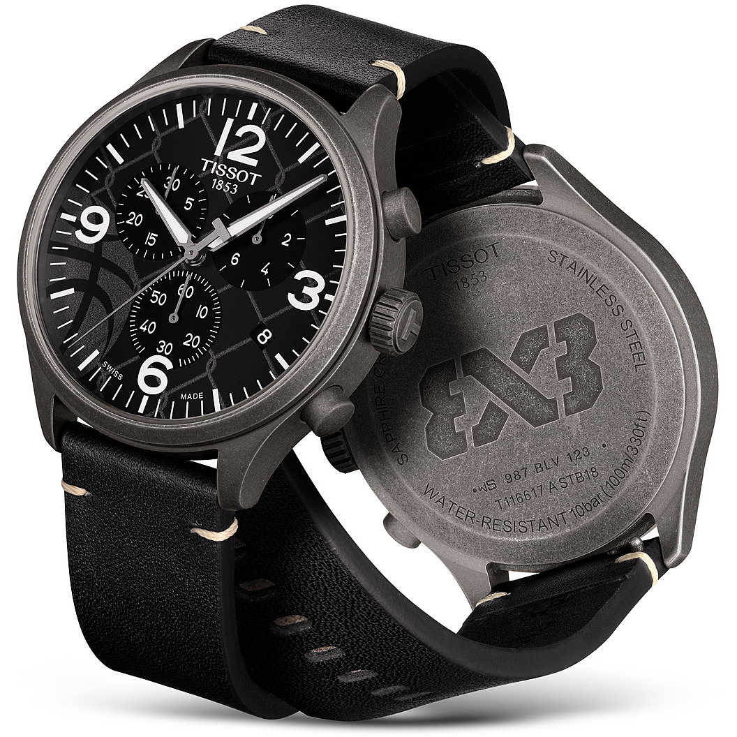 Men's Watch TISSOT Mod. CHRONO XL 3X3 STREET BASKETBALL Special Pack + Extra Strap